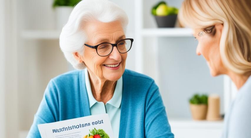 Envelhecimento saudável com nutricionista para idoso
